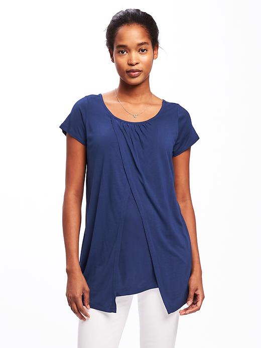 View large product image 1 of 1. Maternity Cross-Front Nursing Top