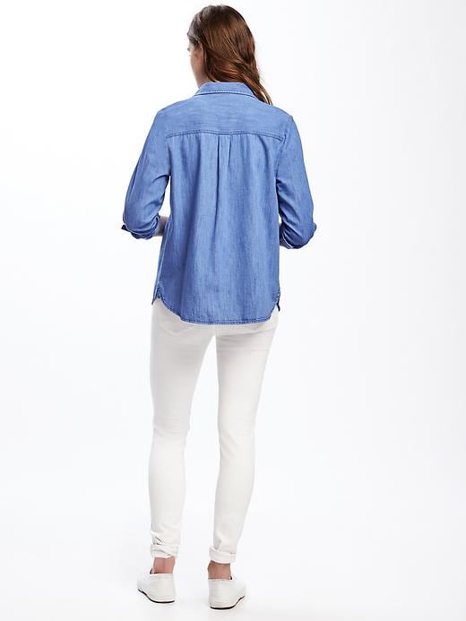 Image number 2 showing, Classic Utility Shirt Jacket for Women