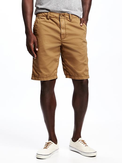 View large product image 1 of 2. Broken-In Khaki Shorts for Men (10")