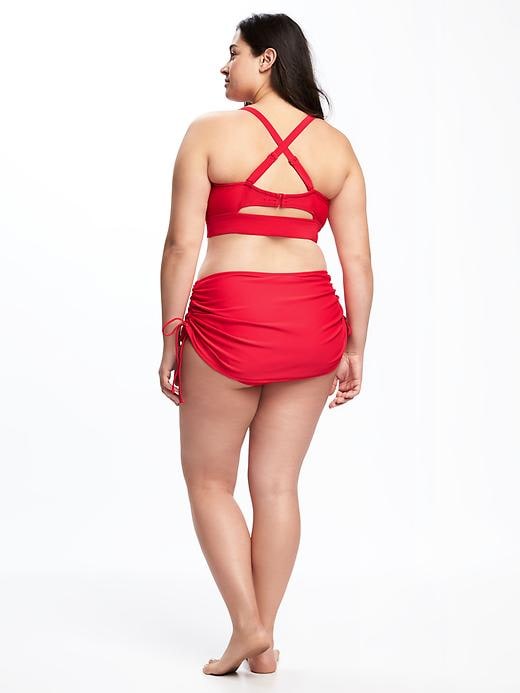 Image number 2 showing, Twist-Front Plus-Size Underwire Bikini Top