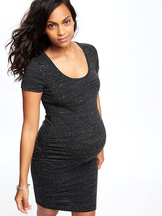 Image number 3 showing, Maternity Body-Con Tee Dress