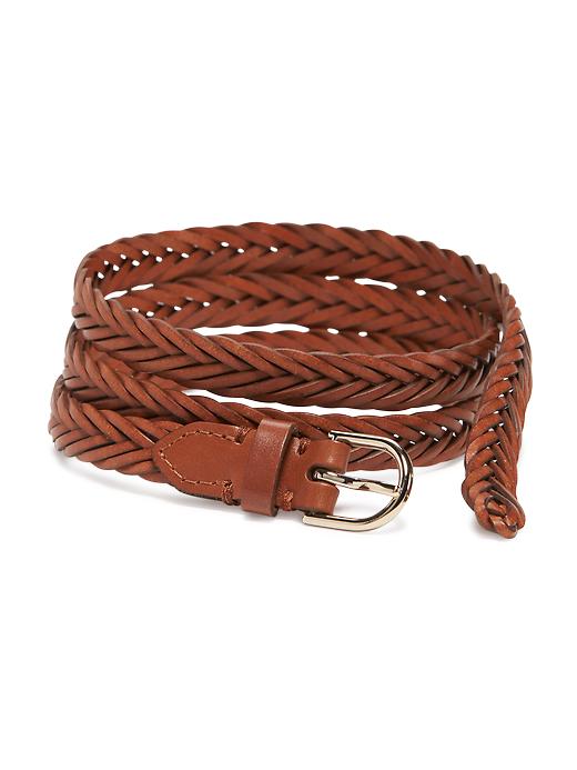 View large product image 1 of 1. Braided Skinny Belt for Women