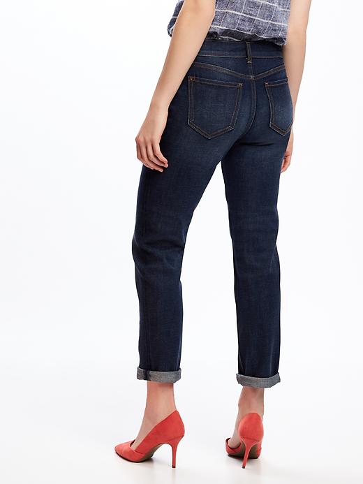 View large product image 2 of 3. Cropped Boyfriend Jeans for Women (24")