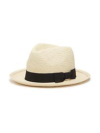 View large product image 3 of 3. Straw Panama Hat for Women
