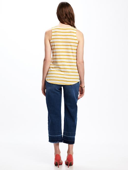 Image number 2 showing, Relaxed Lace-Up Tank for Women