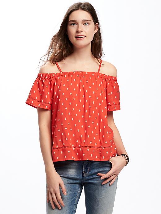 Image number 1 showing, Off-the-Shoulder Swing Top for Women