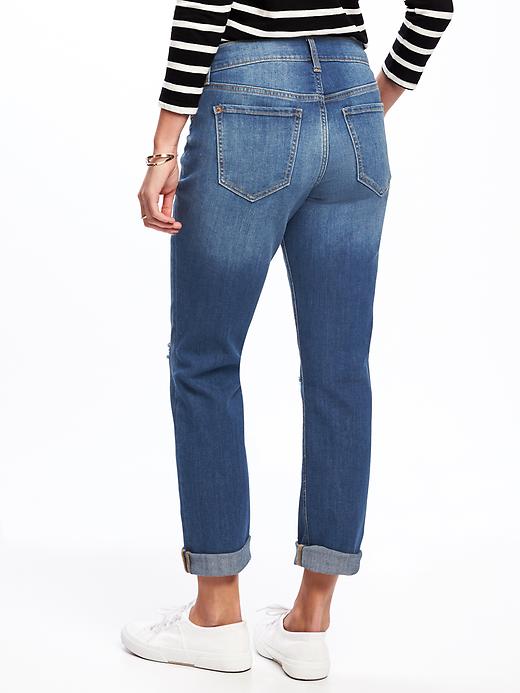 View large product image 2 of 3. Boyfriend Straight Jeans for Women