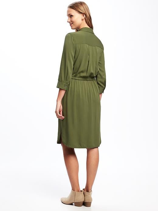 Image number 2 showing, Utility Shirt Dress for Women