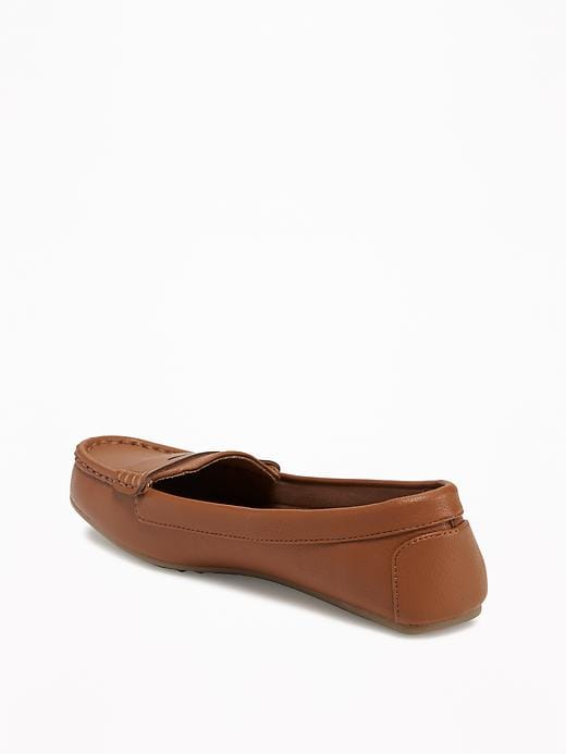 Image number 3 showing, Faux-Leather Moccasins for Women