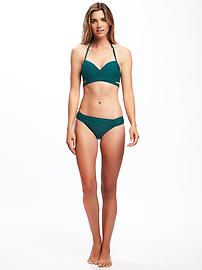 View large product image 3 of 3. Ruched Bikini Bottoms for Women