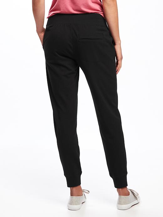 View large product image 2 of 3. Mid-Rise Slim-Fit French-Terry Joggers for Women