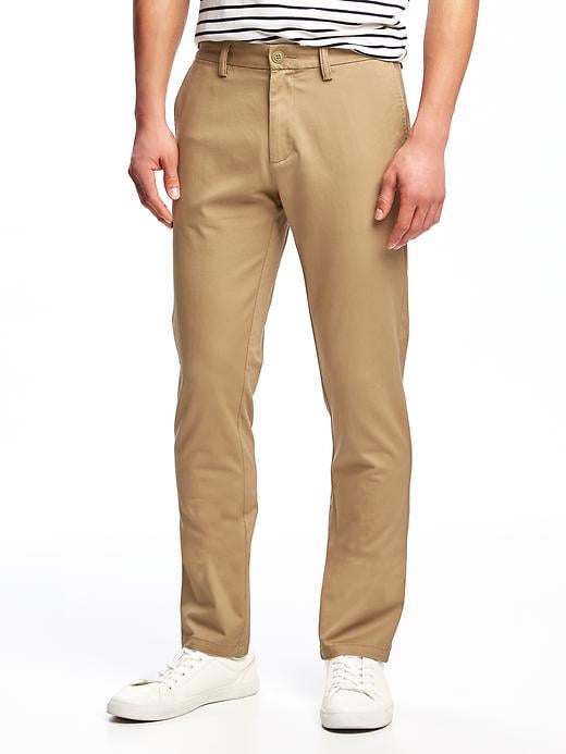 View large product image 1 of 1. Skinny Ultimate Built-In Flex Khakis for Men