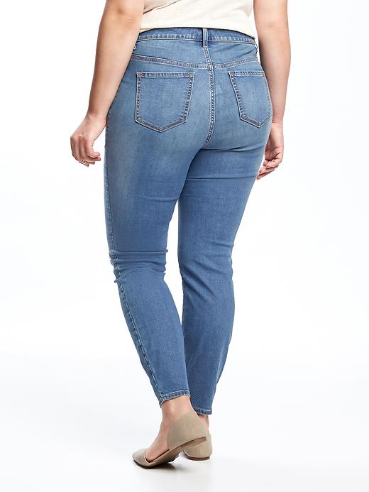 View large product image 2 of 2. Smooth & Slim High-Rise Plus-Size Rockstar Jeans