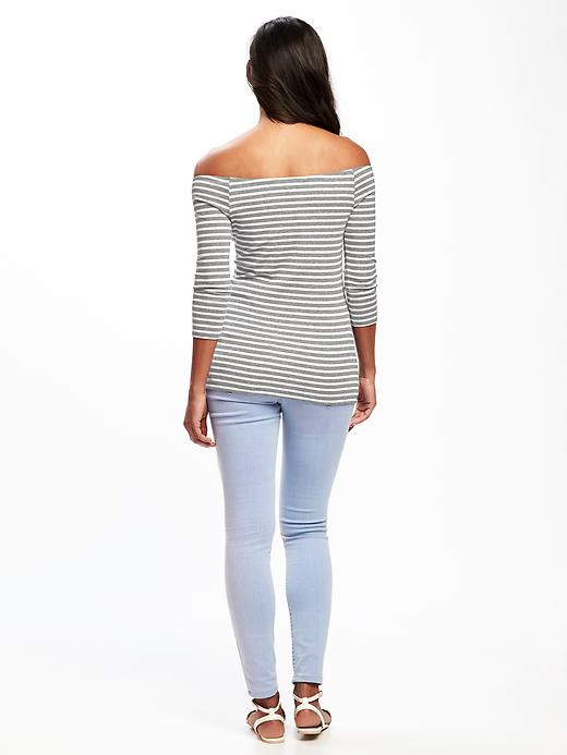 Image number 2 showing, Semi-Fitted Off-Shoulder Top for Women