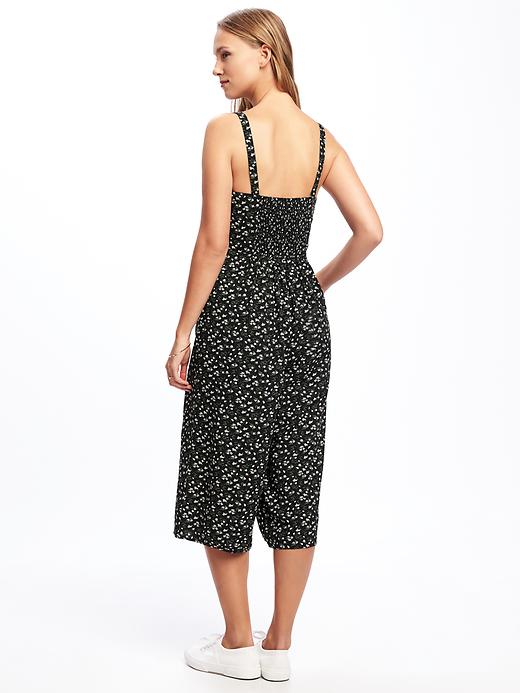Image number 2 showing, Sleeveless Culotte Jumpsuit for Women