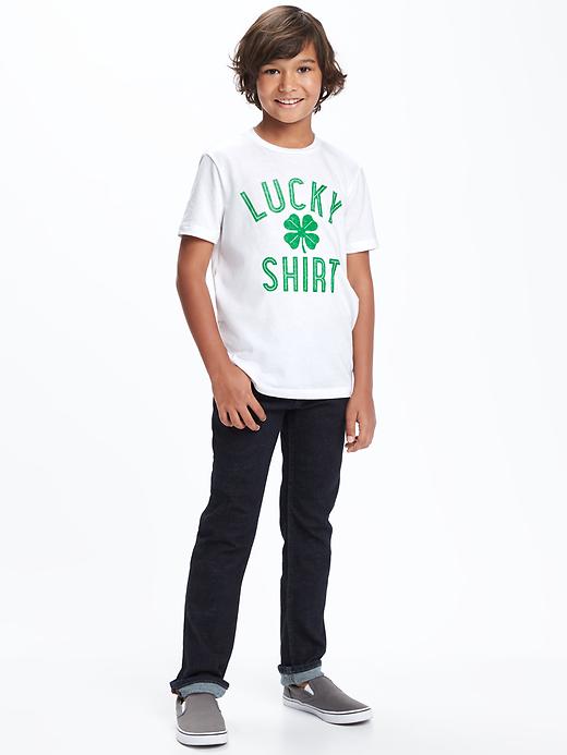 View large product image 2 of 2. St. Patrick's Day Graphic Tee for Boys