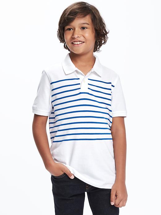 View large product image 1 of 2. Pique Polo for Boys
