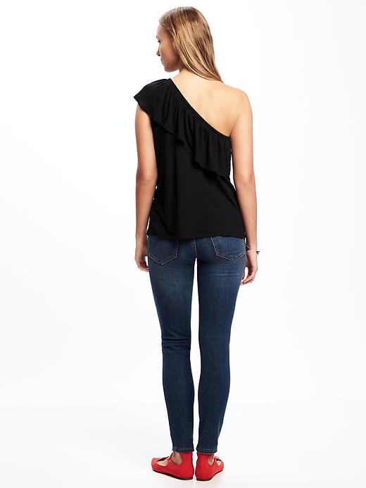 Image number 2 showing, Relaxed One-Shoulder Top for Women