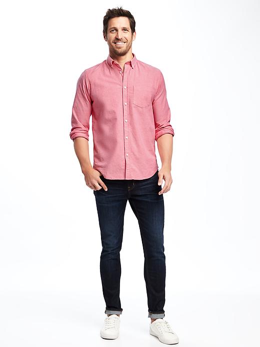 Image number 3 showing, Regular-Fit Built-In Flex Everyday Oxford Shirt for Men