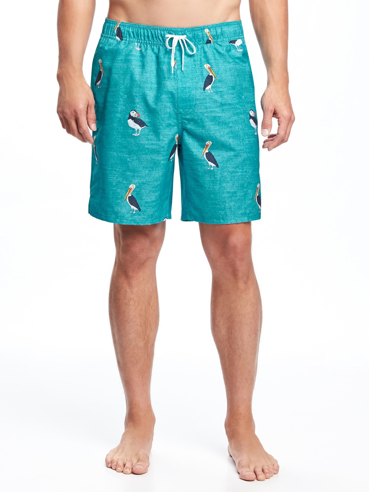 View large product image 1 of 3. Printed Swim Trunks for Men (8")