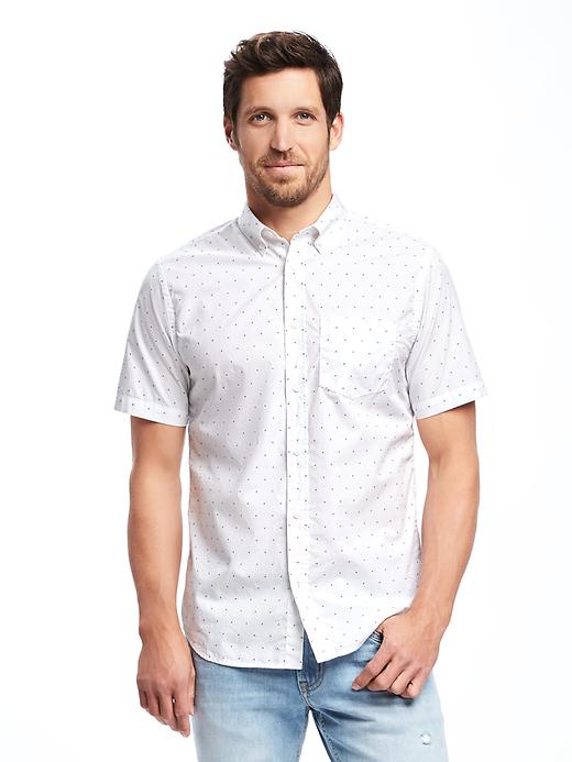 Image number 1 showing, Slim-Fit Classic Micro-Dot Shirt For Men