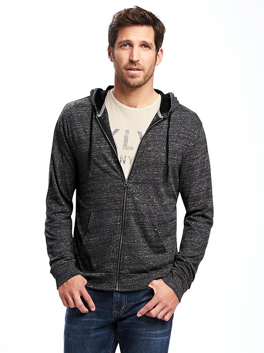 View large product image 1 of 1. Lightweight Full-Zip Hoodie for Men