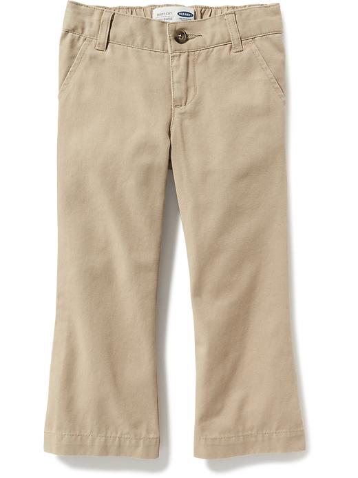 View large product image 1 of 2. Uniform Boot-Cut Pants for Toddler