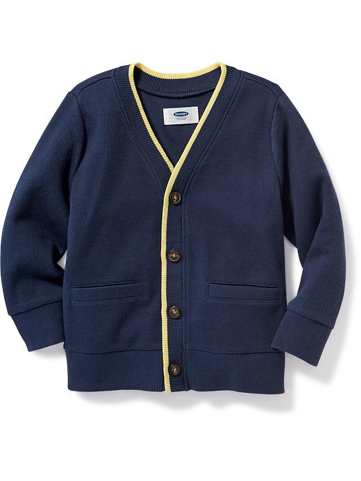 View large product image 1 of 1. Button-Front Cardigan for Toddler Boys