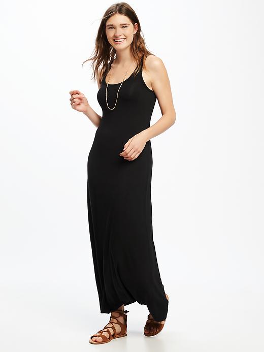Image number 1 showing, Jersey Maxi Tank Dress for Women