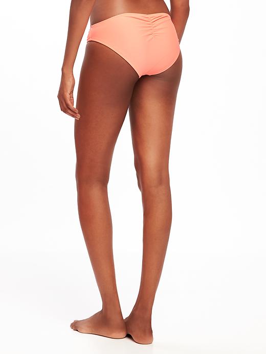 View large product image 2 of 2. Ruched Bikini Bottoms for Women