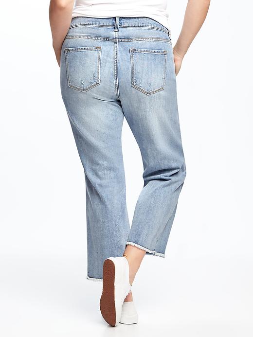 View large product image 2 of 2. Plus-Size Cropped Kick-Flare Jeans
