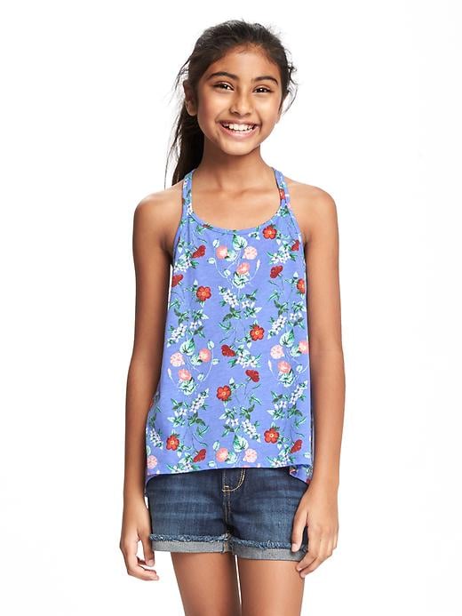 View large product image 1 of 1. Strappy Swing Tank for Girls