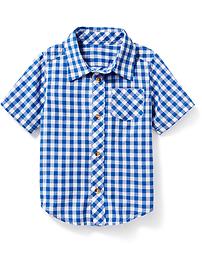 View large product image 3 of 3. Poplin Pocket Shirt for Toddler Boys