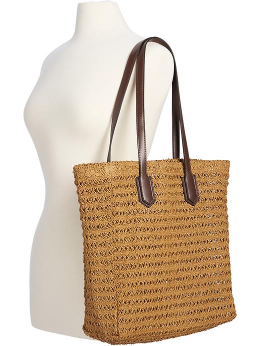 View large product image 2 of 2. Straw Tote for Women