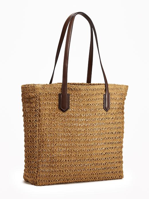 View large product image 1 of 2. Straw Tote for Women