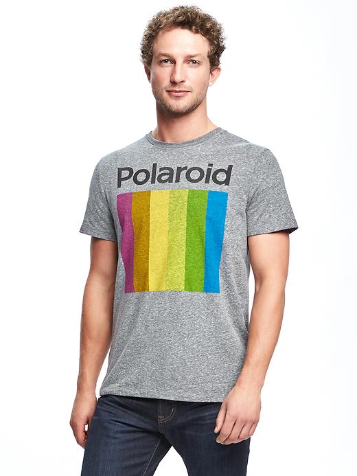 Image number 1 showing, Polaroid&#153 Graphic Triblend Tee for Men