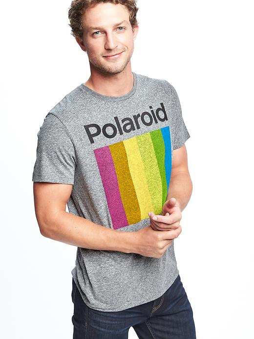 Image number 4 showing, Polaroid&#153 Graphic Triblend Tee for Men