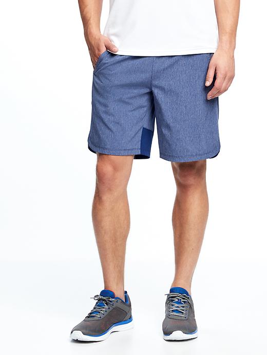 View large product image 1 of 1. Quick-Dry 4-Way Stretch Performance Shorts for Men - 9-inch inseam