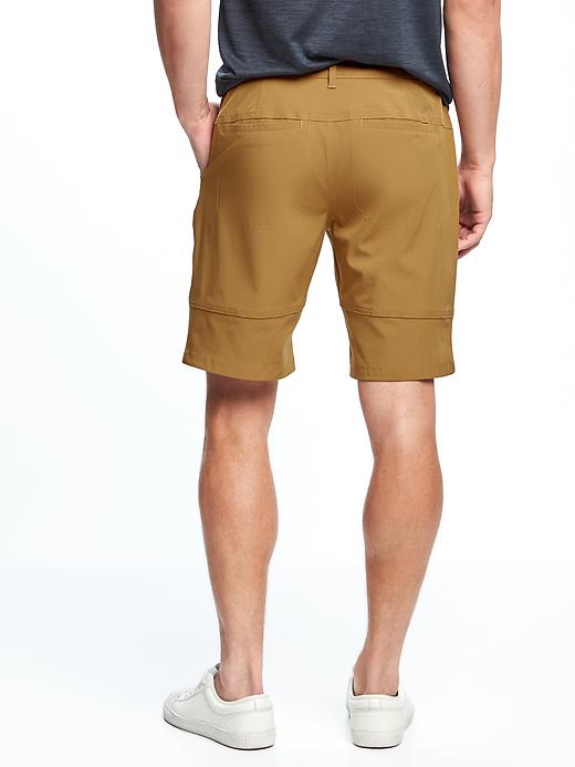 View large product image 2 of 2. Go-Dry Performance Stretch Shorts for Men (9")