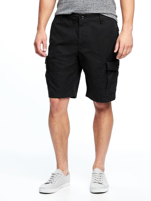 View large product image 1 of 2. Canvas Cargo Shorts for Men (10 1/2")