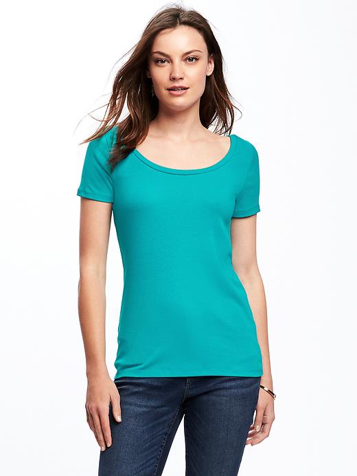 Image number 1 showing, Classic Semi-Fitted Tee for Women