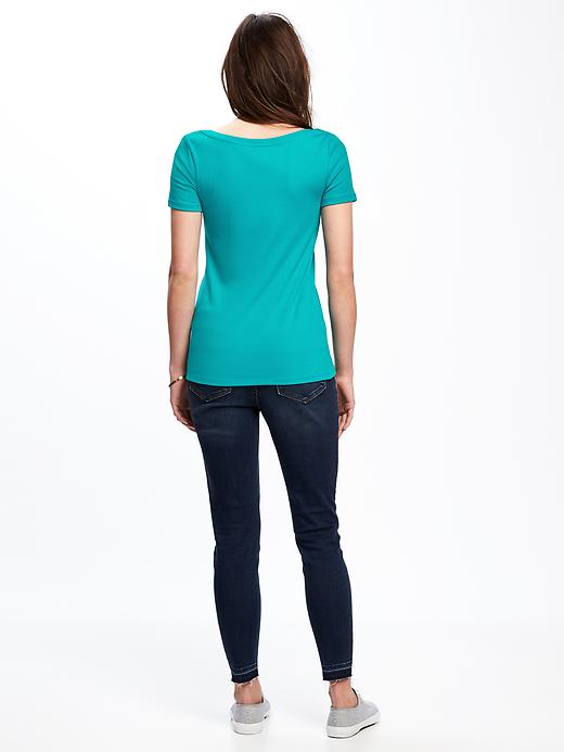 Image number 2 showing, Classic Semi-Fitted Tee for Women