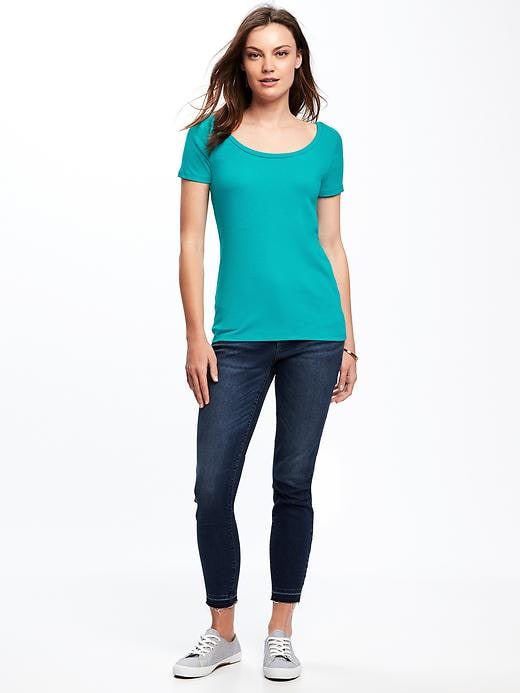 Image number 3 showing, Classic Semi-Fitted Tee for Women