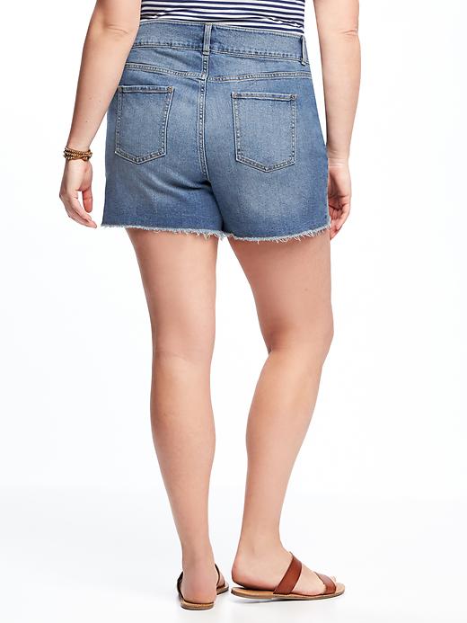 Plus Size Denim Cut Offs 5 Old Navy