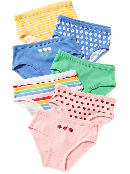 View large product image 1 of 1. Bikini-Underwear 7-Pack For Toddler Girls