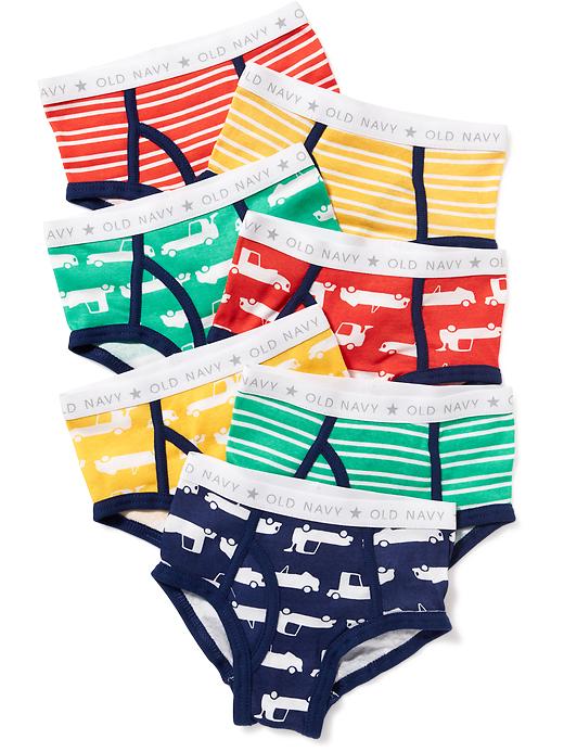View large product image 1 of 1. Patterned Underwear-Brief 7-Pack for Toddler Boys