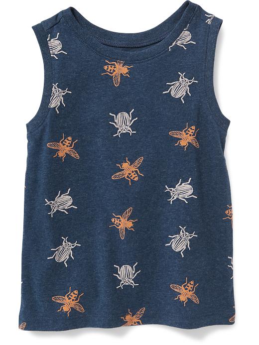 View large product image 1 of 1. Printed Muscle Tank for Toddler Boys