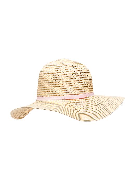 View large product image 1 of 1. Floppy Straw Sun Hat for Toddler Girls