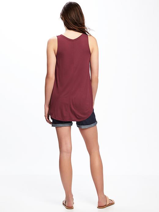 Image number 2 showing, Relaxed High-Neck Tank for Women