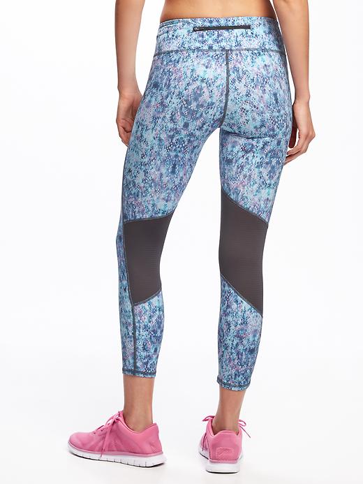 View large product image 2 of 2. Mid-Rise Compression Run Crops for Women
